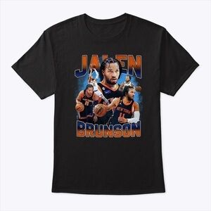 New York Knicks Jalen Brunson Retro Basketball Fan T-Shirt